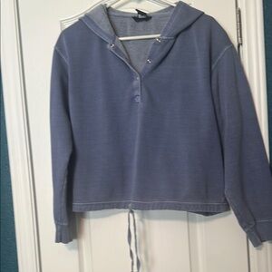 MODA INTERNATIONAL- Women's Blue Hoodie